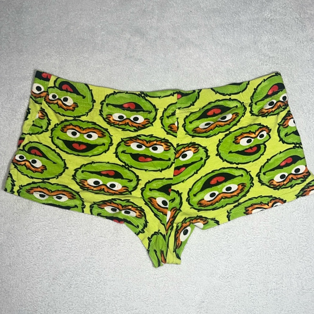 Sesame Street Oscar the Grouch booty shorts